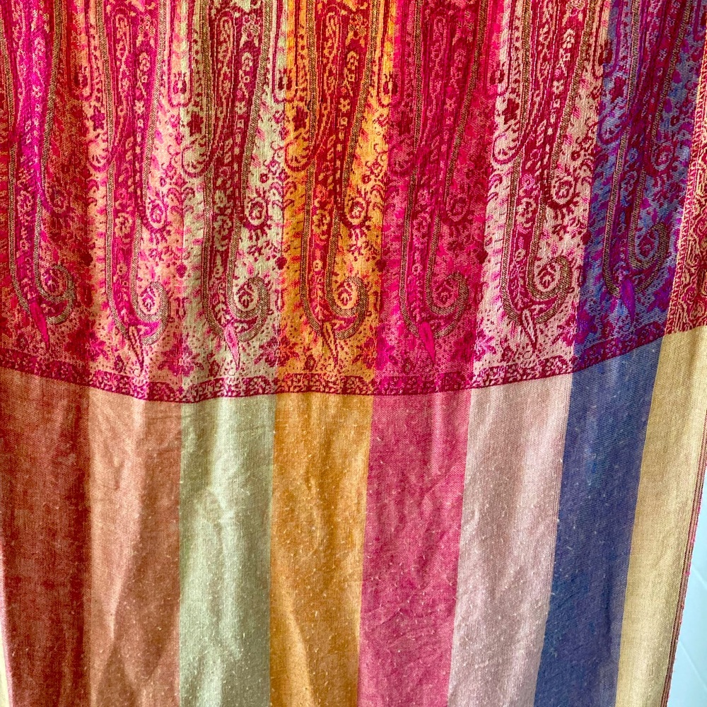 Pashmina large full link scarf with 70% cashmere and 30% silk